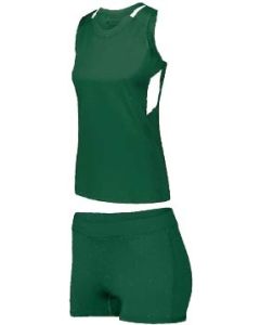 Dark Green/White 