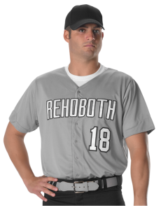 Alleson Full Button Lightweight Baseball Jersey 52MBFJ