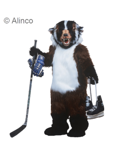 Burt Badger Mascot Costume 107