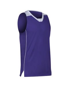 purple with white