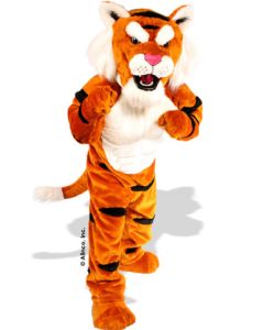 Power Tiger Mascot Costume 636