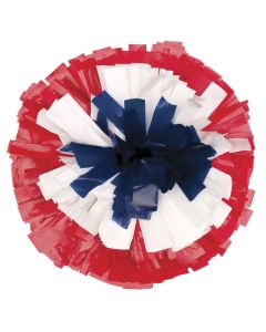 Plastic Bullseye Pom - 3 Color PSBE