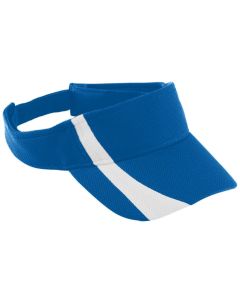 Augusta Adjustable Wicking Mesh Two Color Visor 6260