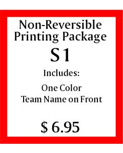 Non-Reversible Printing Package S1