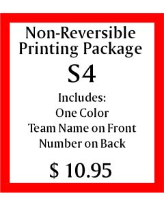 Non-Reversible Printing Package S4