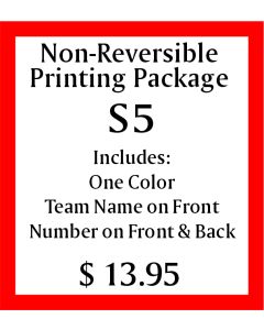 Non-Reversible Printing Package S5