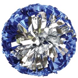 Cheerleading metallic target pom, 2-color