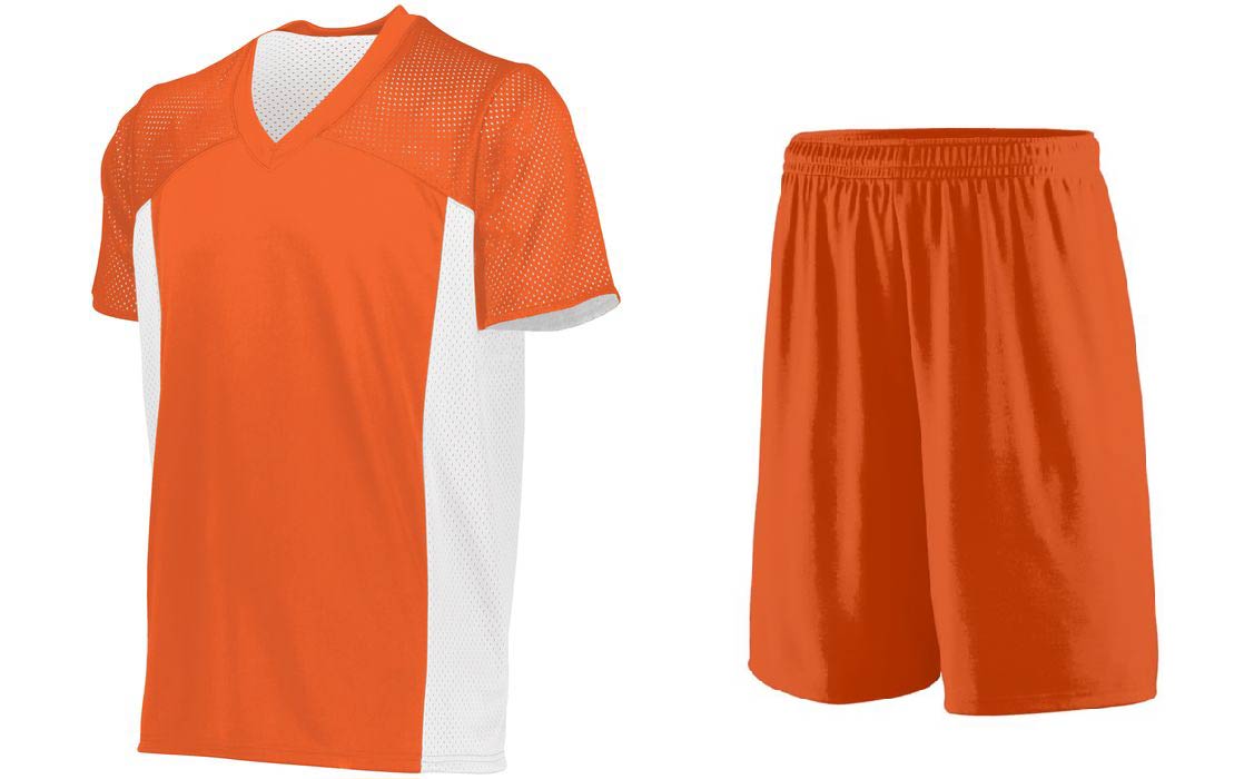 Set Example (Orange/White Jersey and Orange Shorts)