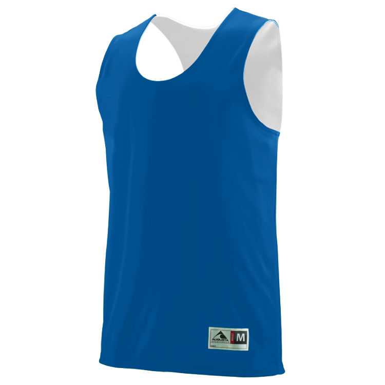 Royal Blue Home And White Away Reversible Basketball Uniforms