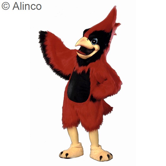 Big Red Cardinal Mascot Costume 411