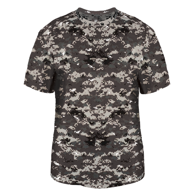 Badger Youth Digital Camo T-Shirt Pink Digital / S