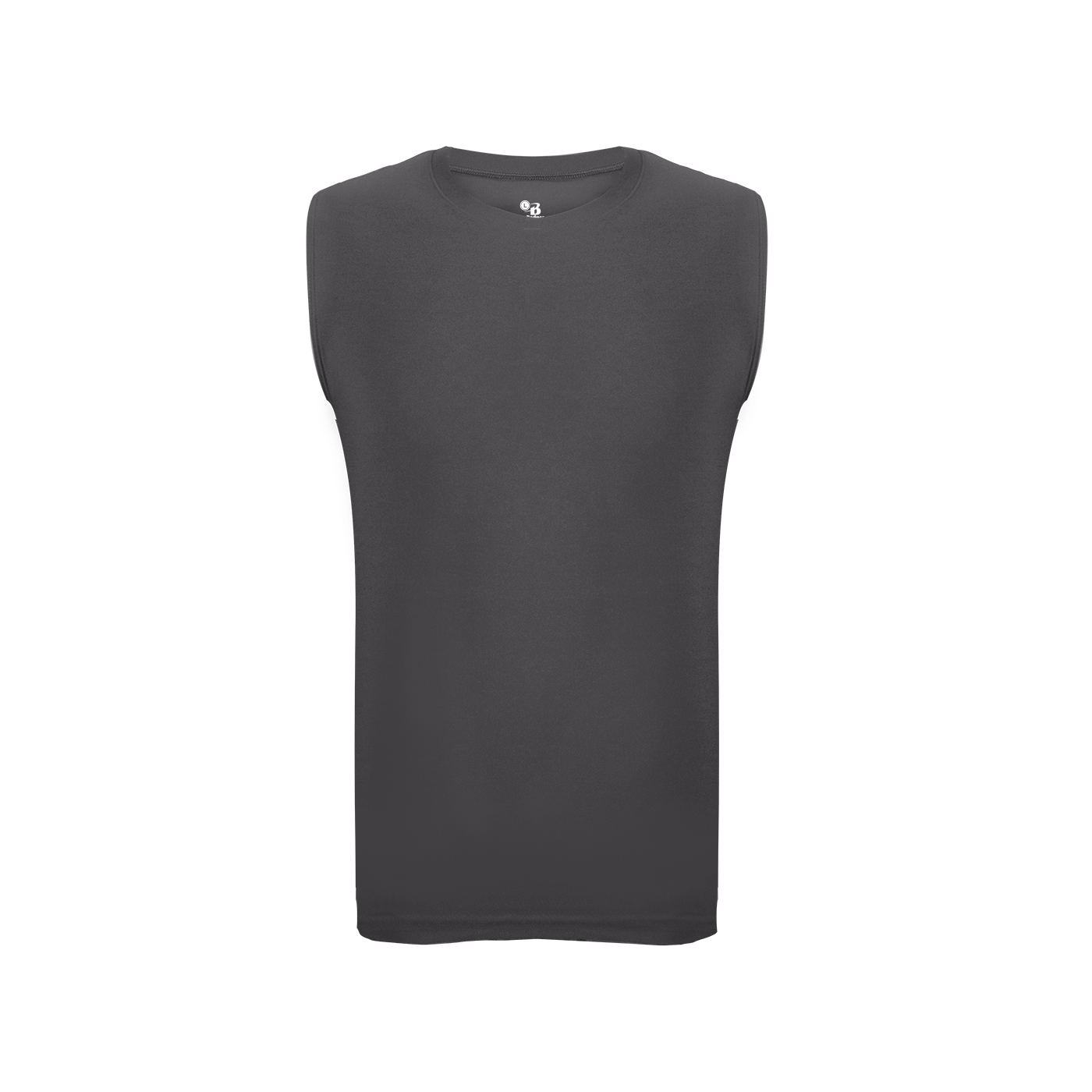 MEN'S MIDWEIGHT SEAMLESS COMPRESSION SLEEVELESS TOP, BLACK