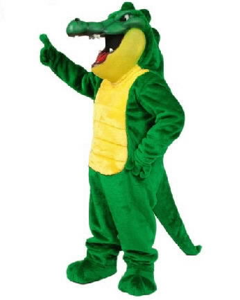 Crunch Gator Mascot Costume 424