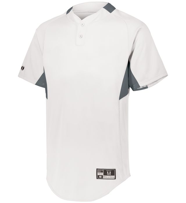 Youth & Adult White Full Button Baseball Jersey