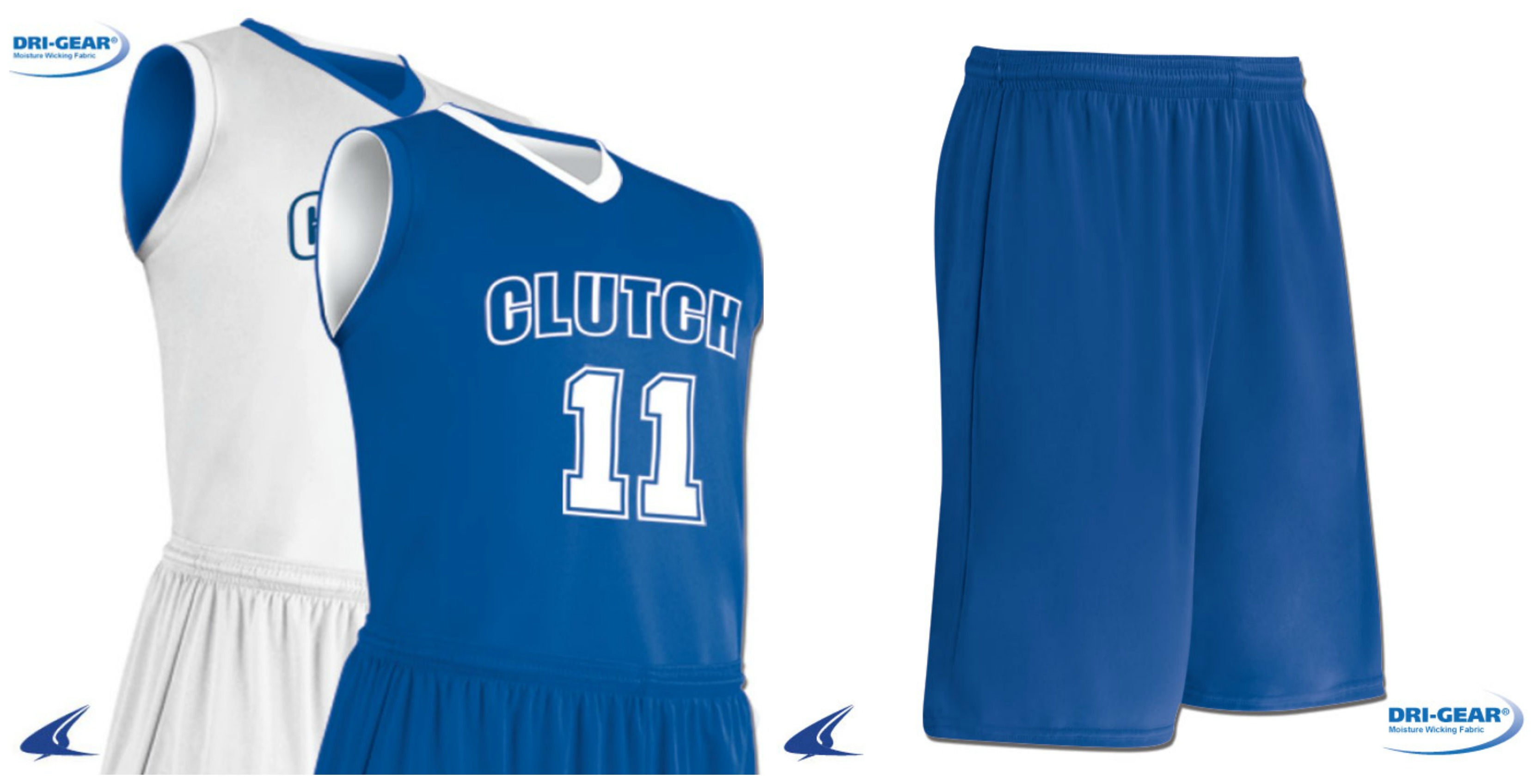 Men's Royal Blue Basketball Uniform Set