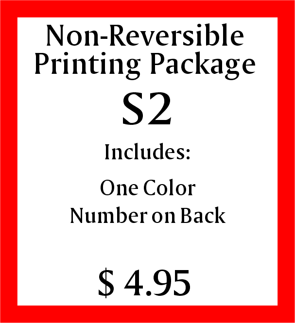 Non-Reversible Printing Package S2