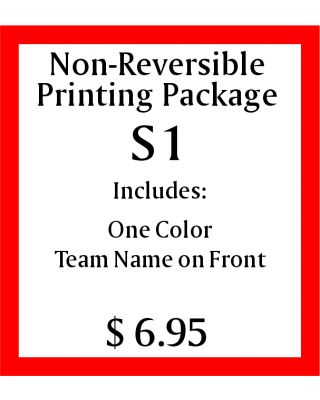 Non-Reversible Printing Package S1