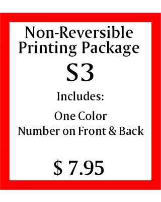 Non-Reversible Printing Package S3